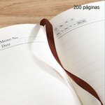 Cuaderno personalizado de cuero PU con cruz de líneas 200 páginas y nombre regalo de cumpleaños o bautizo religioso para cristianos