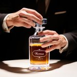 Decantador de whisky con borde vintage personalizado con nombre, texto y fecha grabados Regalo de cumpleaños y aniversario para los amantes del licor