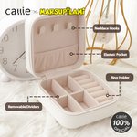 Personalised Cute Long-Tailed Leopard Marsupilami PU Leather Jewellery Box with Name Travel Accessory Birthday Gift for Girls | Callie × Marsupilami®