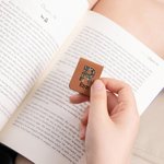 Gepersonaliseerde Boekenkast PU-leer Magnetische Bladwijzerclip met Naam en Initiaal Verjaardag of Kerst Cadeau voor Boekenliefhebbers en Leesfanaten