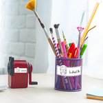 Gepersonaliseerde Watervaste Etiketten van Karakter in Komische Stijl met Naam Vakantie Kantoorgeschenk voor Collega's Vrienden