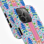 Personalized Chinoiserie Monogram Initial Phone Case for iPhone or Samsung Daily Use Birthday Gift for Women