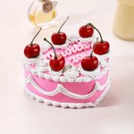 Personalized Heart-Shaped Cherry Cake Jewelry Box with Text and Mirror Room Decor Birthday Anniversary Gift for Women Girls