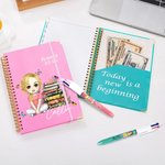 Planner 2026 personalizzato con personaggio in stile cartone animato con pagine settimanali e mensili regalo di compleanno per famiglia