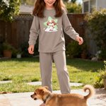 Personalized Animal Cloud Star Design 100% Cotton Kids Pajamas Set with Name Home Clothing Birthday Gift for Boys Girls