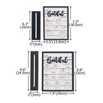 Personalized Our Bootiful Family 2-12 Ghosts Wooden Sign with Engraved Name Home Decor Halloween Gift for Family Friends