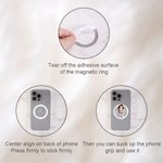 Personalized Cartoon Character Acrylic Magnetic Phone Grip Mobile Phone Accessories Birthday Gift for Women Men Bookworms