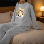 Personalized Animal Cloud Star Design 100% Cotton Kids Pajamas Set with Name Home Clothing Birthday Gift for Boys Girls