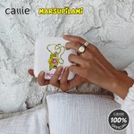 Personalized Cute Long-Tailed Leopard Marsupilami PU Leather Jewelry Box with Name Travel Accessory Birthday Gift for Girls | Callie × Marsupilami®