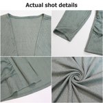 Personalized Birth Flower Multicolor Cardigan Sweater with Pocket and Embroidered Name All Season Daily Wear Birthday Gift for Family Friend