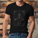 T-shirt et Sweat à Capuche Personnalisé avec Motif Crâne de Tarot et Texte Style Gothique Cadeau Fête d’Halloween pour Famille et Amis