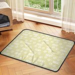 Personalized Paw Print Pet Blanket with Name Outdoor Activity Indoor Rest Birthday Gift for Pet Owners Lovers