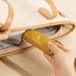 Petit Sac de Chapelet en Cuir PU Personnalisé avec Nom et Motif de Croix Porte-monnaie Pratique pour Chrétiens Cadeau Religieux de Baptême Communion