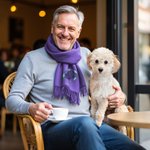 Personalized Embroidered Pet Avatar Photo Birth Flower Tassel Scarf with Name Warm Accessory Anniversary Birthday Christmas Gift for Pet Lovers