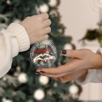 Personalizado Nuestra 1 ª Navidad como una familia en forma de corazón Tomados de la mano ornamento de acrílico con el nombre del árbol de Navidad Decoración Regalo para la familia recién nacidos