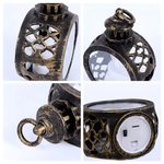 Gepersonaliseerde 1-8 Gingerbread Men LED vlamloze kaars Ornament met naam Home Decor kerstcadeau voor familie vriend