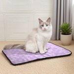 Personalized Paw Print Pet Blanket with Name Outdoor Activity Indoor Rest Birthday Gift for Pet Owners Lovers