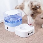 Personalised Bone Heart Paw Print Food and Water Dispenser with Name Pet Supplies Indoor Daily Use  Gift for Pet Owners