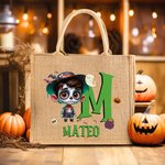 Henkilökohtainen Halloween 3D sarjakuvahahmo Juutti Kangaskassi alkuperäisen ja nimi Karkki tai Treat Halloween puolue lahja pojille tytöille