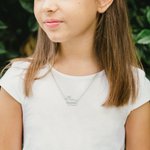 Personalized Cute Rabbit Necklace with Name Rabbit Jewelry Birthday Gift for Women Girls Animal Lovers