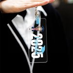 Henkilökohtainen Grad Cap sarjakuvahahmo Tupsu akryyli avaimenperä nimi ja vuosi Valmistuminen lahja valmistuneille koulutoverit