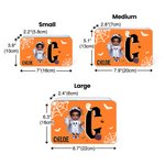 Personalized Halloween 3D Cartoon Character Multicolor Biscuit Storage Tin with Initial and Name Trick or Treat Halloween Party Gift for Boys Girls