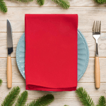 Servilleta personalizada de Papá Noel en 100% algodón con nombre para decoración de mesa regalo de Navidad para familia y amigos