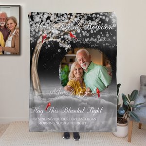 Couverture douce personnalisée avec photo et nom Cadeau de Sympathie pour la famille et les amis