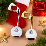 Abrebotellas personalizado diseño de tema de golf con inicial y nombre regalo de cumpleaños para amantes de la cerveza y entusiastas del golf