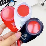 Personalised Three Colours Thumbprint Ink Pad with Name and Ink Daily Office Use Birthday Gift for Business Partners Office Workers