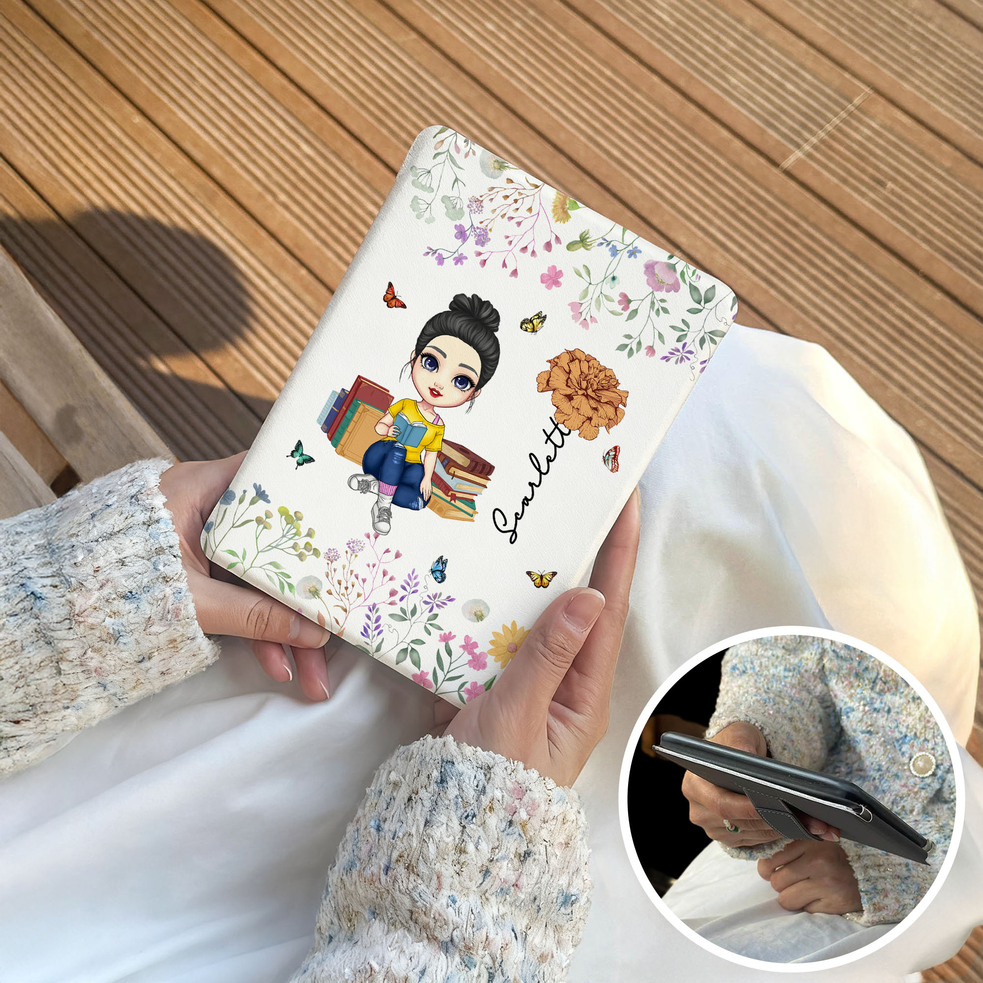 Pantalon Pyjama Femme Personnalisé "Just A Girl Who Loves Books" - Coupe Décontractée, Taille élastique, Idéal Pour La Maison Et Les Loisirs