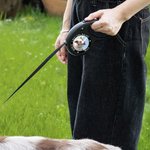 Personalized Paw Photo Design Dog Leash with Text and Name Outdoor Accessories Pet Party Birthday Christmas Gift for Pet Owners