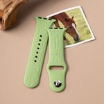 Henkilökohtainen hevonen Face Silhouette Avatar Silikoni monivärinen katsella bändi Apple kaiverrettu nimi syntymäpäivä vuosipäivä lahja hevosen ystäville