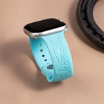 Henkilökohtainen hevonen Face Silhouette Avatar Silikoni monivärinen katsella bändi Apple kaiverrettu nimi syntymäpäivä vuosipäivä lahja hevosen ystäville