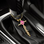 Personalized Birth Flower Christian Cross Steering Wheel Charm with Name Christian Baptism  Gift for Female Christian Drivers