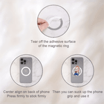 Henkilökohtainen sarjakuvahahmo akryyli magneettinen puhelin kahva matkapuhelin tarvikkeet syntymäpäivälahja naisille kirjanpainajat