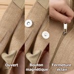 Sac en Jute Personnalisé avec Initiale et Nom Cadeau Halloween Chasse aux Bonbons Cadeau pour Enfants