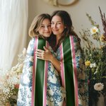 Chinoiserie floral personalizado suave manta con monograma decoración del hogar regalo de cumpleaños para las mujeres