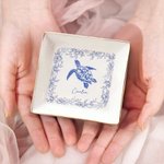 Gepersonaliseerde Vintage Chinoiserie verschillende dieren sieraden schotel geschenk voor dierenliefhebbers vrienden bruidsmeisje haar