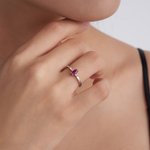 Personalized Marquise Birthstone Ring Dainty Jewelry Birthday Anniversary Gift for Women