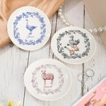 Gepersonaliseerde Vintage Chinoiserie verschillende dieren sieraden schotel geschenk voor dierenliefhebbers vrienden bruidsmeisje haar