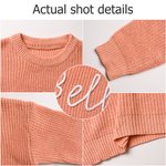 Personalized Soft Knitted Sweater with Name Christmas New Year Gift for Family Friends