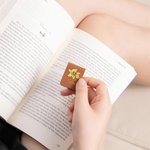 Segnalibro personalizzato con nome e fiore di nascita regalo di compleanno o Natale per chi ama leggere