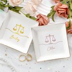 Henkilökohtainen Scales of Justice Keraaminen lautasen korut lautasen nimi syntymäpäivä valmistumisen lahja lakimiehille Law School Valmistuneet