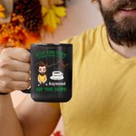 Personalised Stock Trends Cartoon Character 11 oz 15 oz Ceramic Coffee Mug with Name Birthday Anniversary Gift for Men Stock Investors