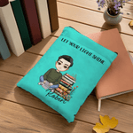 Libro Personalizado Flor Caricatura Carátula de Libro con Nombre y Título Regalo de Cumpleaños para Amigo Ratón de Biblioteca