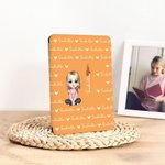 Personalised Birth Flower Cartoon Character Hearts Kindle Case with Name Christmas Birthday Gift for Book Lovers Bookworms