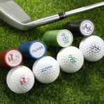 Personalized Monogram Initial Golf Ball Stamp with Metal Storage Box Birthday Christmas Gift for Golf Player