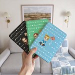 Personalised Birth Flower Cartoon Character Hearts Kindle Case with Name Christmas Birthday Gift for Book Lovers Bookworms