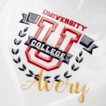 Henkilökohtainen College Logo Design Heart Shape Keraaminen Trinket Korut Dish Home Decor Valmistumislahja valmistuneille Naiset